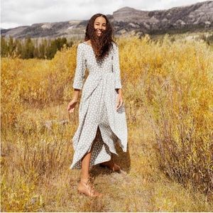 Christy Dawn Amelia Midi Dress In Sage Daisy